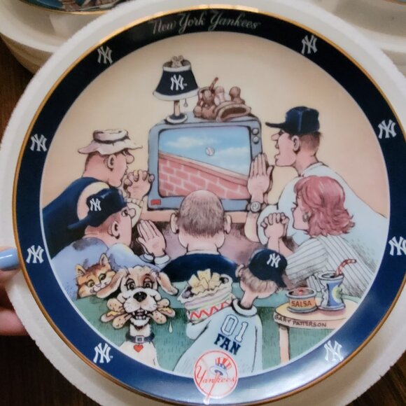 LIMITED ED DANBURY MINT THE ULTIMATE NY YANKEES FAN COLLECTOR'S PLATE SET 6 of 8 - Picture 8 of 15